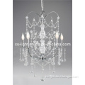 White Modern Glass Crystal Chandelier Pendant Lamps